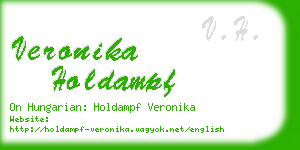 veronika holdampf business card